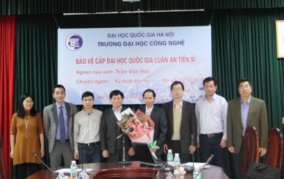 Lễ bảo vệ luận án tiến sĩ chuyên ngành Kỹ thuật điện tử của Nghiên cứu sinh Trần Văn Hội