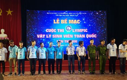 Trường ĐHCN đạt giải nhất toàn toàn tại Olympic Vật lý sinh viên toàn quốc lần thứ XXI