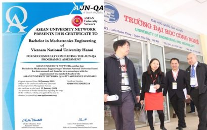 Chương trình đào tạo Công nghệ kỹ thuật Cơ điện tử được cấp chứng chỉ AUN-QA
