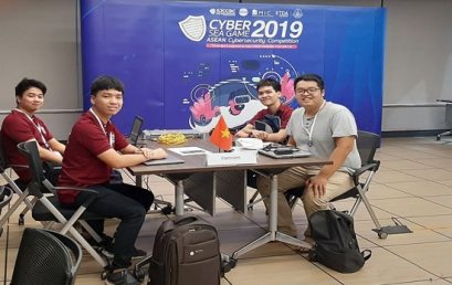 Sinh viên Trường ĐHCN giành giải Nhì cuộc thi An toàn thông tin Cyber SEA Game 2019