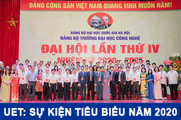 UET: Một số sự kiện tiêu biểu Năm 2020