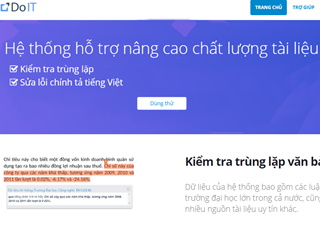 DoIT: Công cụ phát hiện đạo văn cho tiếng Việt