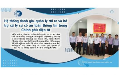 [E-magazine] Hệ thống đánh giá, quản lý rủi ro và hỗ trợ xử lý sự cố an toàn thông tin trong Chính phủ điện tử theo chuẩn Việt Nam và quốc tế
