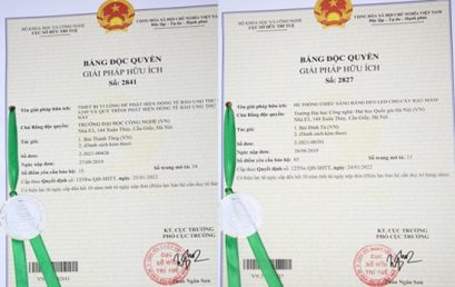 Trường Đại học Công nghệ có thêm hai bằng độc quyền giải pháp hữu ích