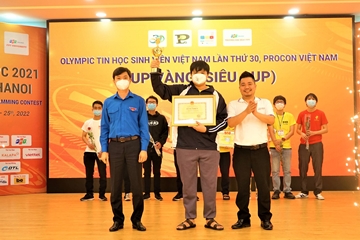 Sinh viên Trường Đại học Công nghệ đạt nhiều giải cao tại Kỳ thi Olympic Tin học Sinh viên Việt Nam lần thứ 30, Procon và kỳ thi Lập trình sinh viên quốc tế ICPC Asia Hà Nội 2021