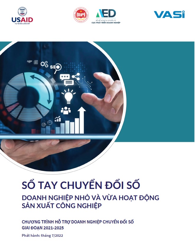 Sổ tay Hướng dẫn Chuyển đổi số cho DNNVV sản xuất công nghiệp