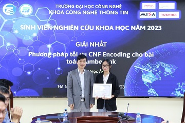 Khoa Công nghệ thông tin: 28 công trình khoa học được khen thưởng tại lễ trao giải sinh viên nghiên cứu khoa học năm 2023