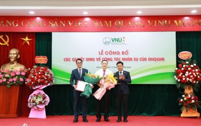 Trường ĐH Công nghệ có Chủ tịch Hội đồng Trường và Hiệu trưởng mới