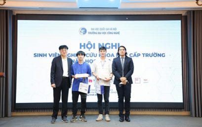 Hành trình chinh phục giải nhất sinh viên NCKH cấp trường của hai nam sinh UET