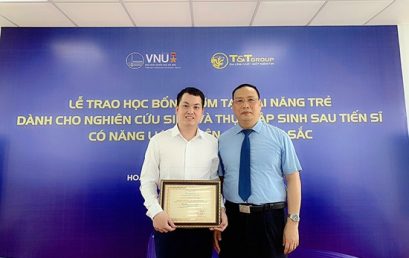 TS. Phạm Hồng Công: tấm gương xuất sắc trong nghiên cứu khoa học của thực tập sinh, giảng viên Trường ĐH Công nghệ