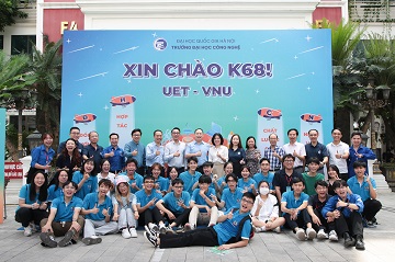 Trường Đại học Công nghệ – ĐHQGHN: Rộn ràng chào đón tân sinh viên K68 đến với mái nhà UET