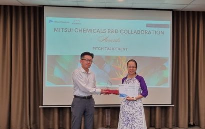 Nhóm nghiên cứu Khoa Công nghệ nông nghiệp, Trường Đại học Công nghệ giành giải Nhất giải thưởng Mitsui Chemicals R&D Collaboration Award 2023 trị giá 2000 đô la Singapore