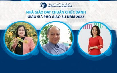 Chúc mừng 03 nhà giáo được công nhận đạt chuẩn chức danh giáo sư và phó giáo sư năm 2023