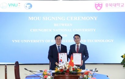 Lễ ký kết hợp tác trong đào tạo, nghiên cứu với Trường Đại học Quốc gia Chungbuk, Hàn Quốc