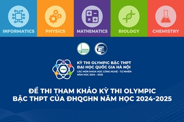 Đề thi tham khảo kỳ thi Olympic bậc THPT của ĐHQGHN năm học 2024-2025