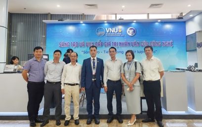 Nhiều sản phẩm khoa học công nghệ của Trường ĐH Công nghệ được trưng bày tại Ngày hội Đổi mới sáng tạo Việt Nam 2024
