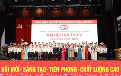 Đại hội Đại biểu Đảng bộ Trường Đại học Công nghệ lần thứ V, nhiệm kỳ 2025-2030: Đổi mới – Sáng tạo – Tiên phong – Chất lượng cao